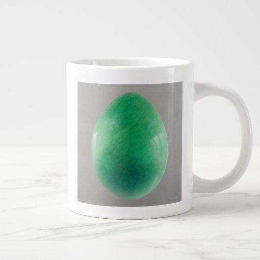 Großes Jade-Ei Jumbo-Tasse (Rechts)