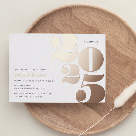 Grosses Jahr | 2023 Graduierungspartei Folieneinladung