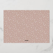 Grosses Jahr | 2023 Graduierungspartei Folieneinladung (Rückseite)