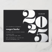 Grosses Jahr | 2023 Graduierungspartei Folieneinladung (Vorderseite)