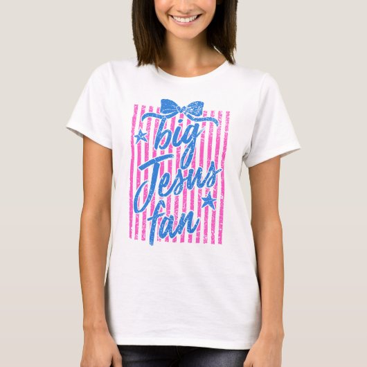 Großes Jesus Fan T-Shirt (Vorderseite)