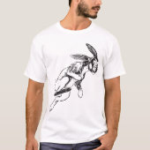 Großes Kaninchen Bunny Jack Rabbit T-Shirt (Vorderseite)