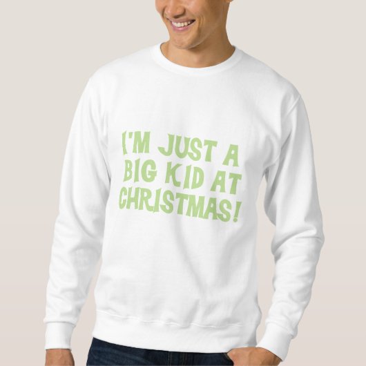 Großes Kind an den Weihnachtst-shirts und Sweatshirt (Vorderseite)