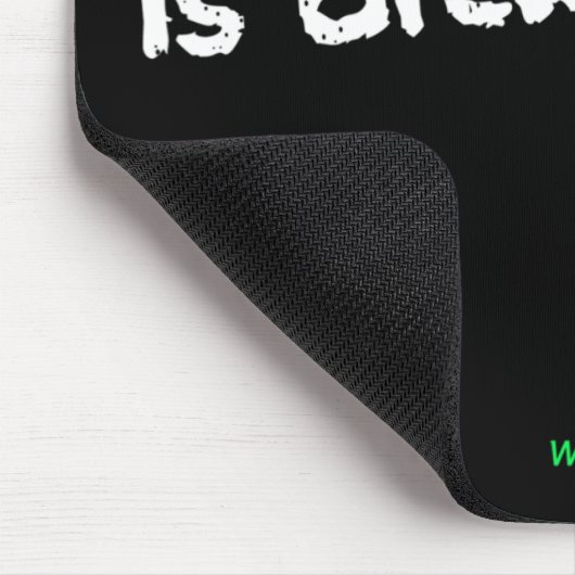 "Großes Kind ist gute Nachrichten" Mousepad (Ecke)