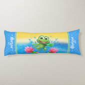 Großes Kissen Leaping Frosch-Brauch (Rückseite)