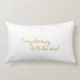 Großes Kissen mit großer Mitteilung