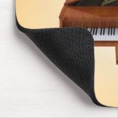 Großes Klavier: Holzfinish: 3D-Modell: Mousepad (Ecke)
