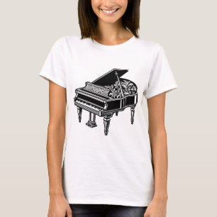 Großes Klavier, Musikinstrumente T-Shirt