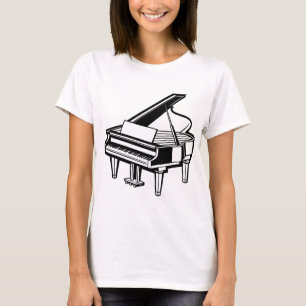 Großes Klavier, Musikinstrumente T-Shirt