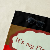 Großes Krabben-Tuch! Strandtuch (Beispiel)