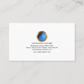 Großes kreatives Logistik-Motiv-moderne Lieferung Visitenkarte (Rückseite)