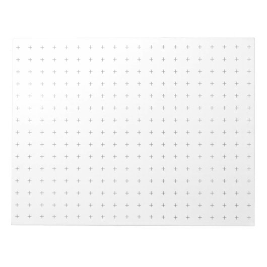 Großes Kreuzgraphikpapier Notizblock (Vorderseite)