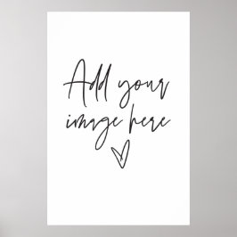 Großes kundenspezifisches Foto für Hochzeitsfeiern Poster