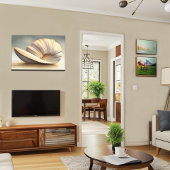 Großes Küstenkunstwerk Leinwanddruck