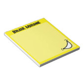 Großes Lächeln Lebhaft farbiges Notepad Notizblock (angewinkelt)