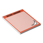 Großes Lächeln Lebhaft farbiges Notepad Notizblock (angewinkelt)