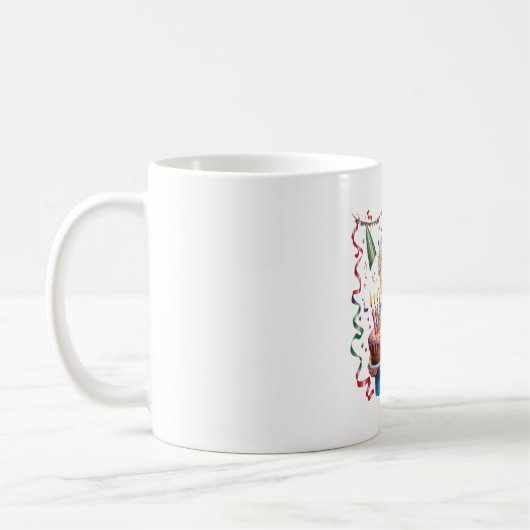 Großes Lächeln Oma Geburtstag Kaffeetasse (Links)