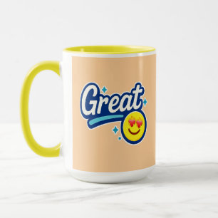 Großes Lächeln Tasse