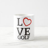 Großes LIEBE Golf Kaffeetasse (Mittel)