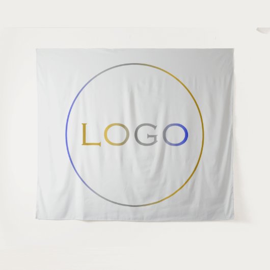 Großes Logo für den Single in Unternehmen auf hell Wandteppich (Vorderseite (Horizontal))