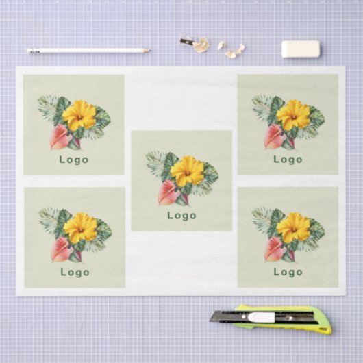 Großes Logo Vorlage Tissue-Papier Seidenpapier (Handwerk)