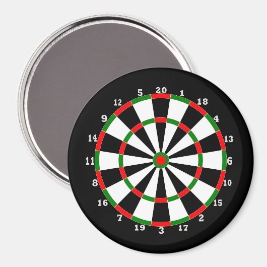 Großes Magnet - Dartboard-Design (Vorderseite/Rückseite)