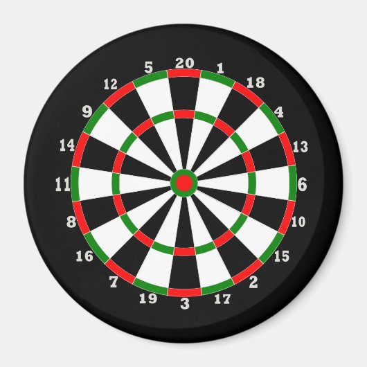 Großes Magnet - Dartboard-Design (Vorne)