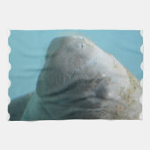 Großes Manatis Unterwasser Geschirrtuch (Horizontal)