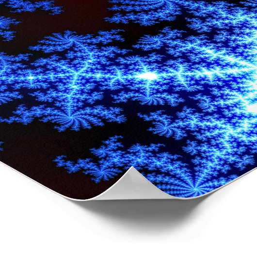 Großes Mandelbrot-Fraktal Poster (Ecke)