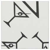 Großes Martini-Glas Retro Martini-Muster Stoff (Nahaufnahme)