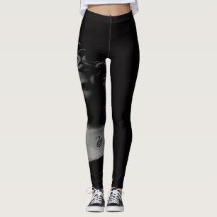 großes Medusa-Beindesign für Leggings