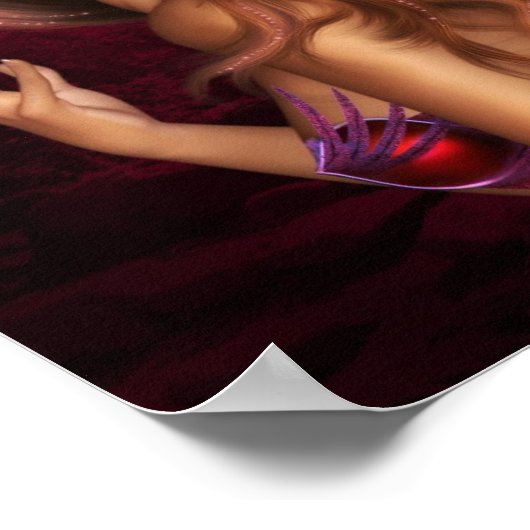 Großes Meerjunggebäck Poster (Ecke)