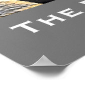 Großes Meriner Retroreisedokument Poster (Ecke)