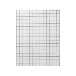 Großes Millimeterpapier Notizblock