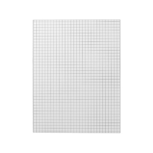 Großes Millimeterpapier Notizblock (Rotiert)