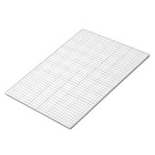 Großes Millimeterpapier Notizblock (angewinkelt)