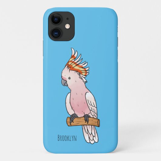 Großes Mitchell-Cockatovogel-Cartoon Case-Mate iPhone Hülle (Rückseite)