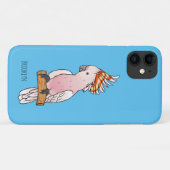 Großes Mitchell-Cockatovogel-Cartoon Case-Mate iPhone Hülle (Rückseite (Horizontal))