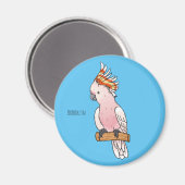 Großes Mitchell-Cockatovogel-Cartoon Magnet (Vorderseite/Rückseite)