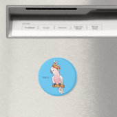 Großes Mitchell-Cockatovogel-Cartoon Magnet (In Situ (Geschirrspüler))