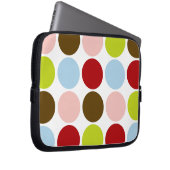Großes Mod punktiert Laptopschutzhülle (Vorne Rechts)