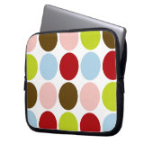 Großes Mod punktiert Laptopschutzhülle (Vorderseite Links)