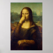 Großes Mona Lisa Badezimmer Poster (Vorne)