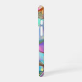 Großes Monogramm oder Name auf Opal iPhone 16 Hülle (Linke Seite)
