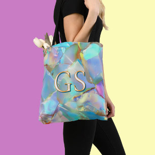 Großes Monogramm oder Name auf Opal Tasche