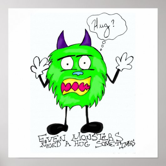 Großes Monster-Poster Poster (Vorne)