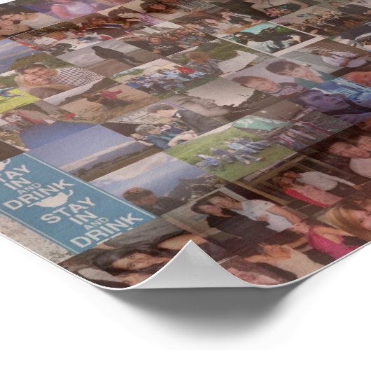 Grosses Mosaik (Landschaft) Poster (Ecke)