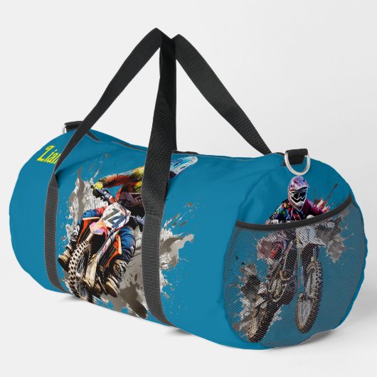 Grosses Motocross Duffle Bag (Rechte Ecke)
