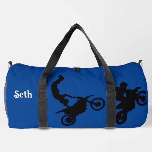 Grosses Motocross Duffle Bag (Rückseite)