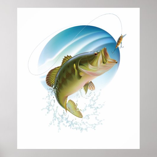 Großes Mouth Bass Poster (Vorne)